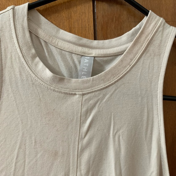 NWT ATHLETA Shoreline Slit Maxi Dress in Shoreline Beige Casual Light Size Small - Picture 16 of 16